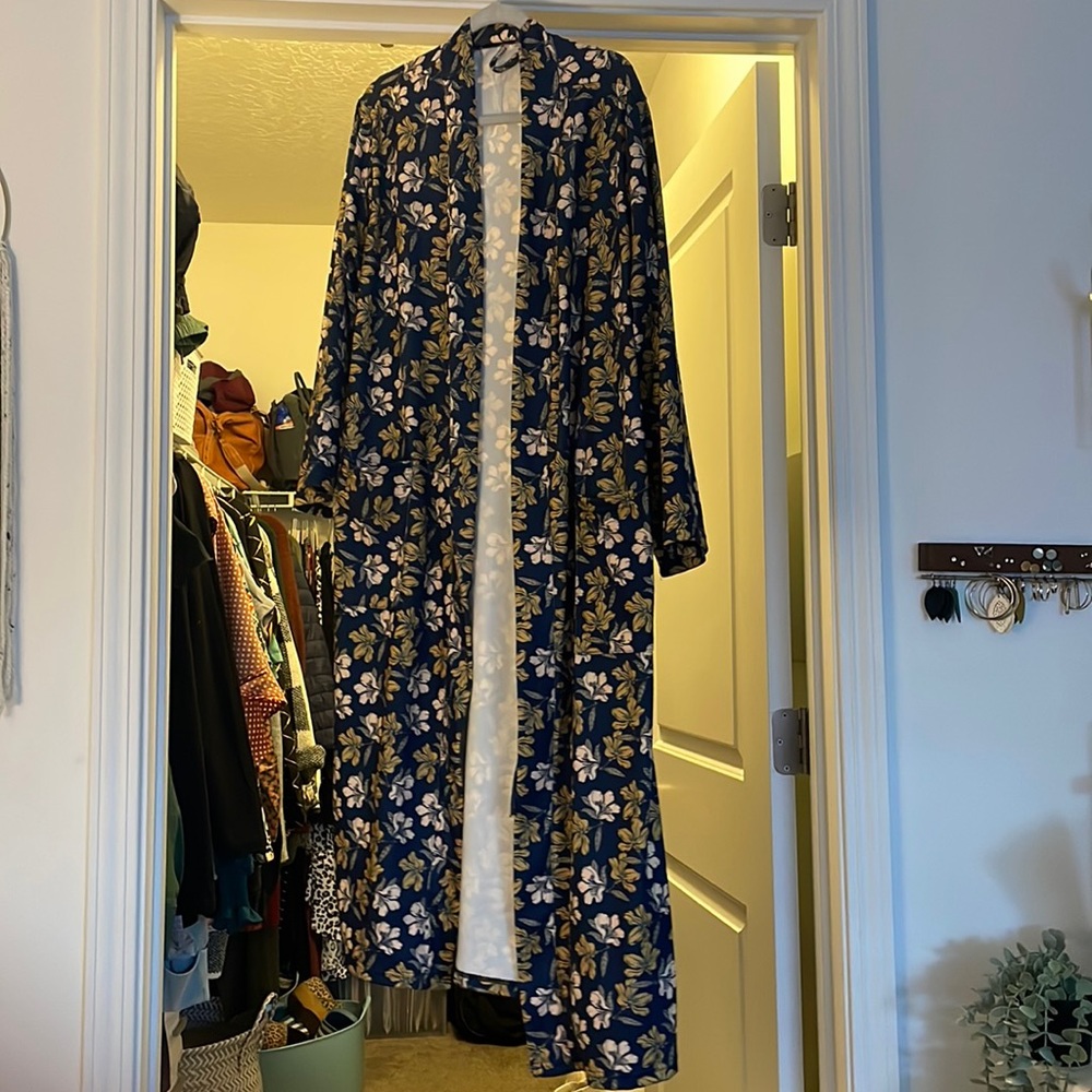 A gently worn robe